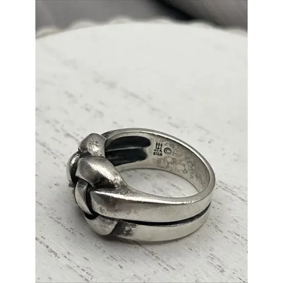 James Avery Retired Size 8 Braided Woven Ring Neat Piece!
